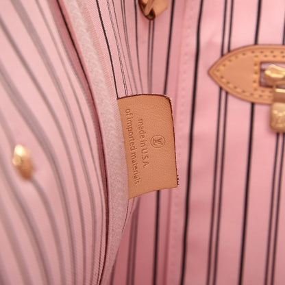 Louis Vuitton Monogram Neo Neverfull MM Rose Ballerine 8 of 9