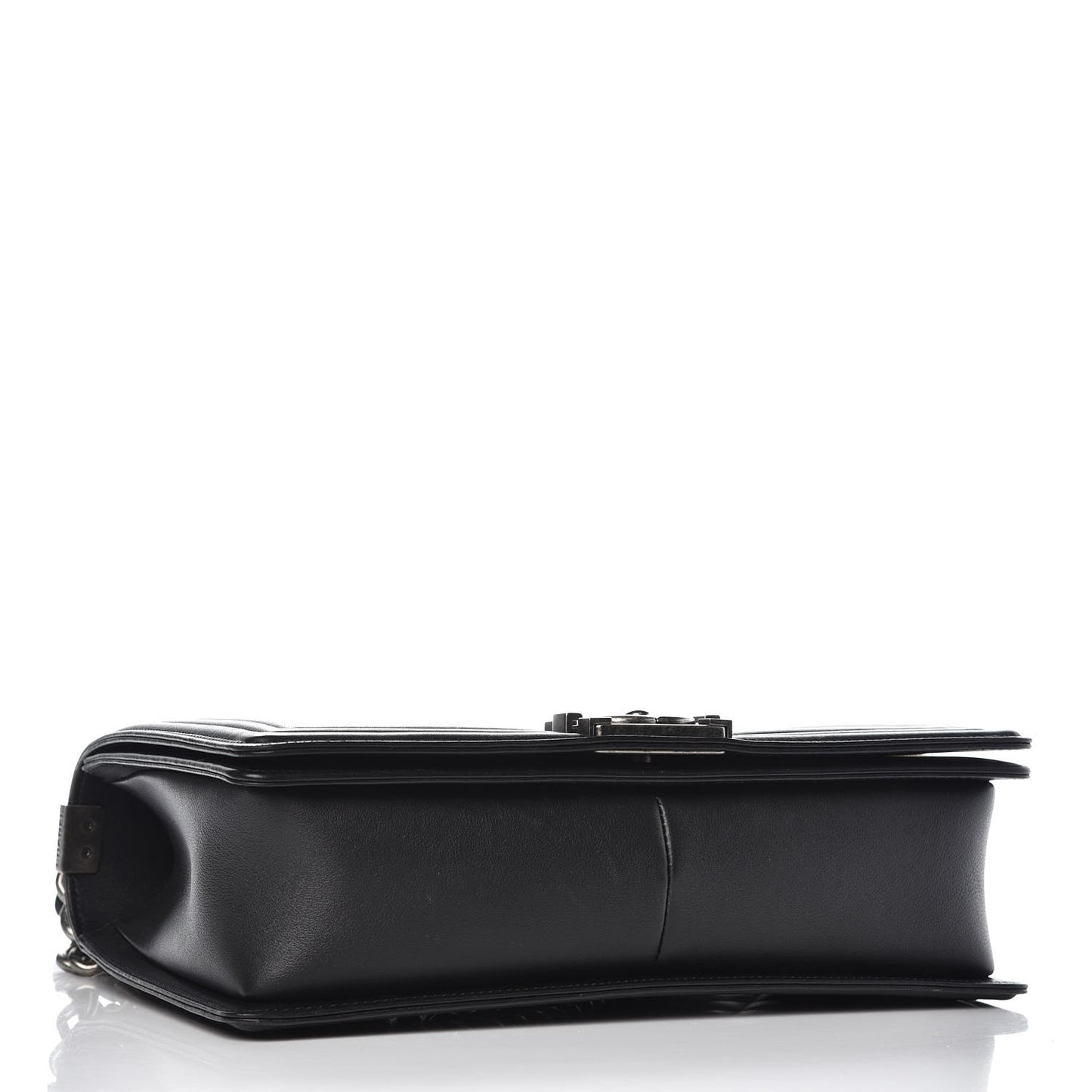 Calfskin Quilted New Medium Boy Flap Black