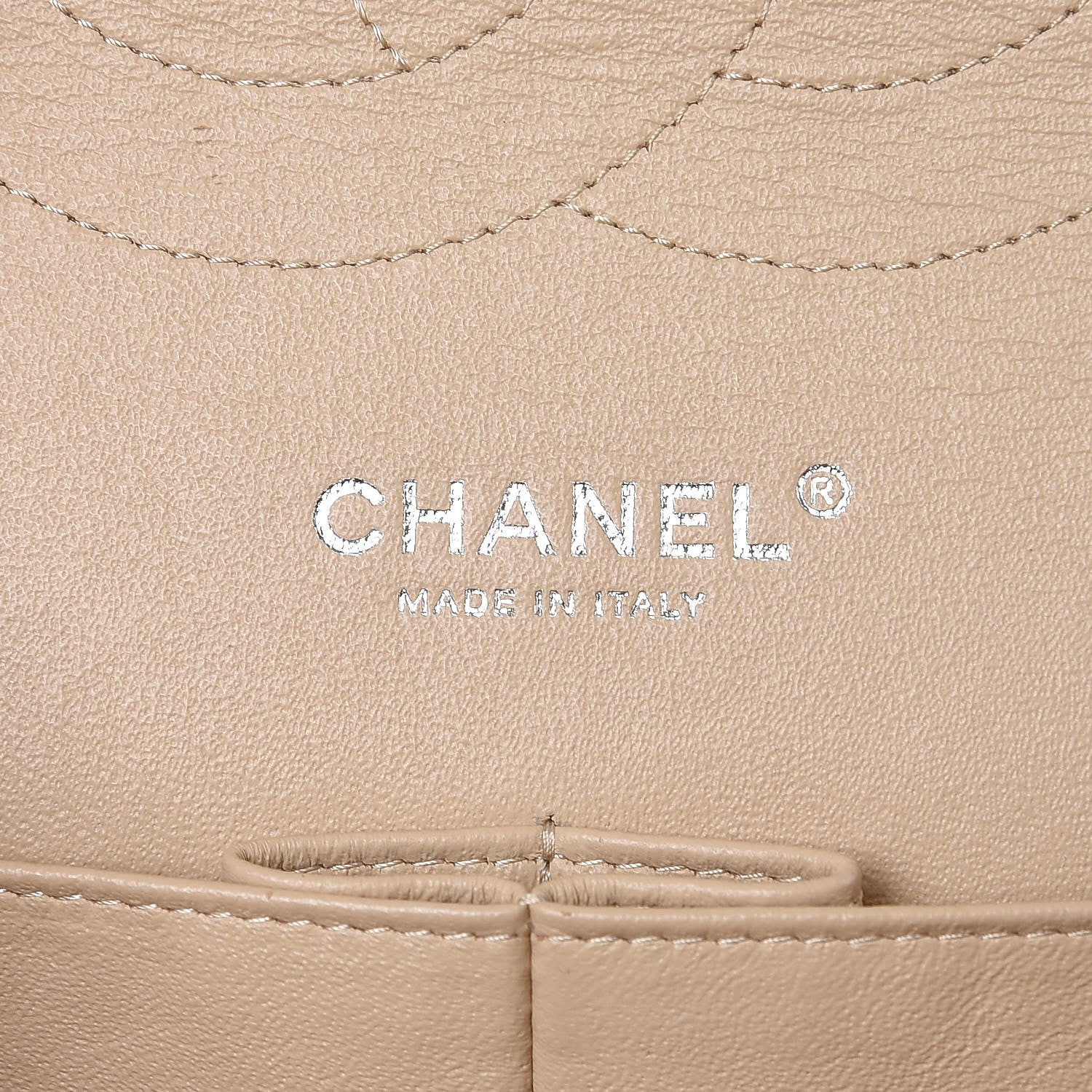 Chanel Caviar Quilted Jumbo Double Flap Beige Clair 8 of 18
