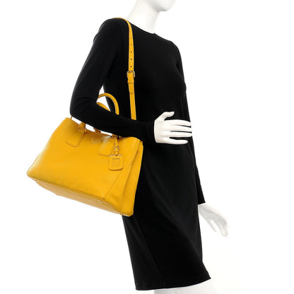 Prada Vitello Daino Tote Mimosa 3 of 13