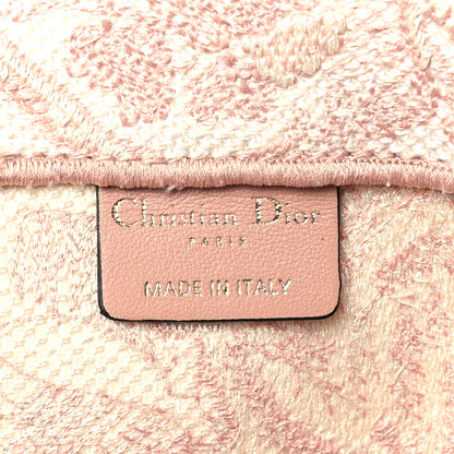 Christian Dior Canvas Toile De Jouy Embroidered Large Book Tote Pink 6 of 11