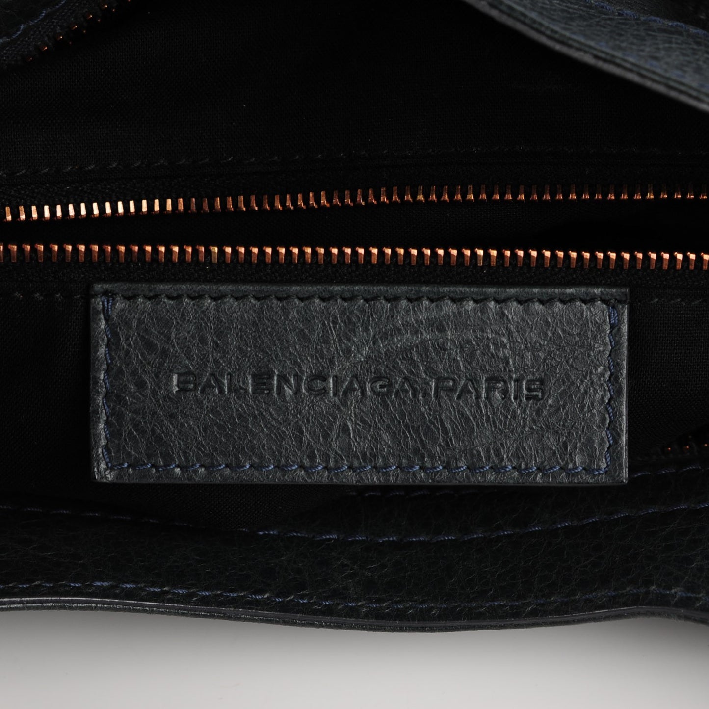 Agneau Giant 21 Rose Gold Hardware Velo Anthracite