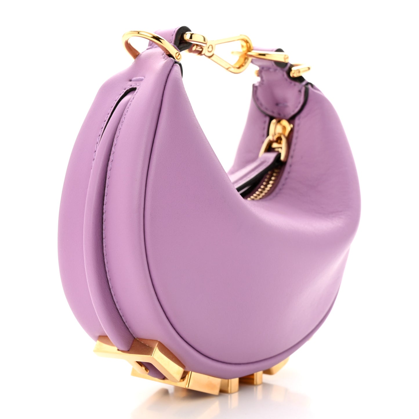 Vitello Grace New Matte Nano Fendigraphy Hobo Charm Agapanto