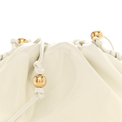 Bottega Veneta Patent Mini Pouch Chalk 8 of 11