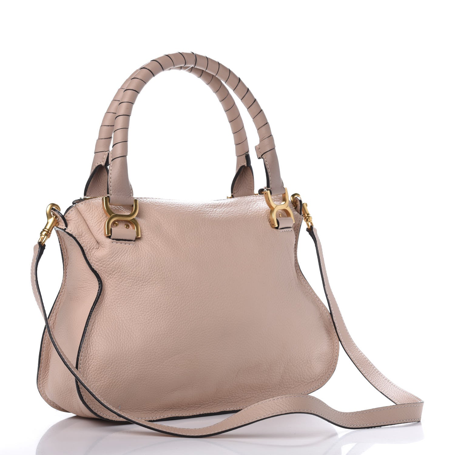 Chloe Calfskin Medium Marcie Satchel Blush Nude 3 of 11