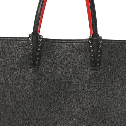 Christian Louboutin Calfskin Spikes East West Cabata Tote Black 8 of 10