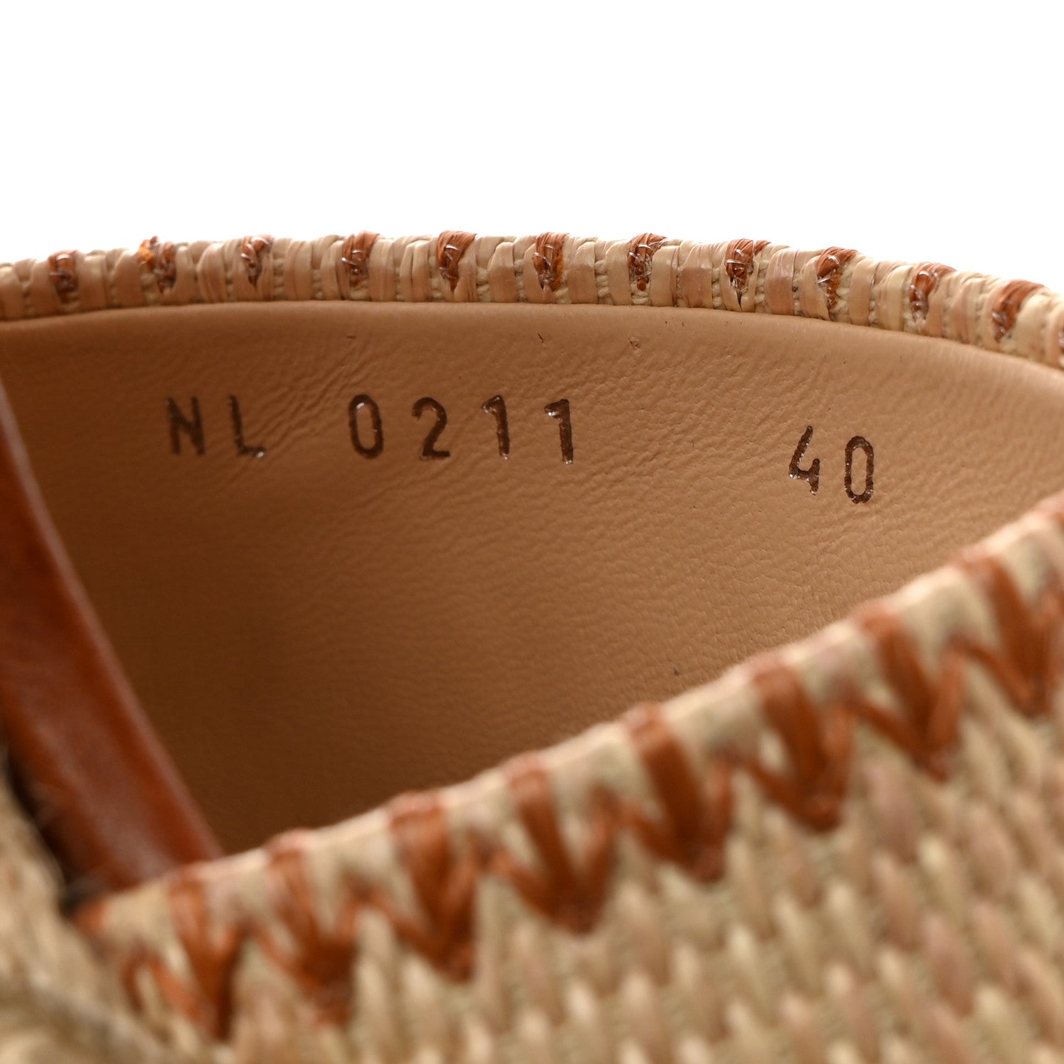 Louis Vuitton Cotton Monogram Embroidered Starboard Wedge Espadrilles 40 Beige Tan 7 of 9