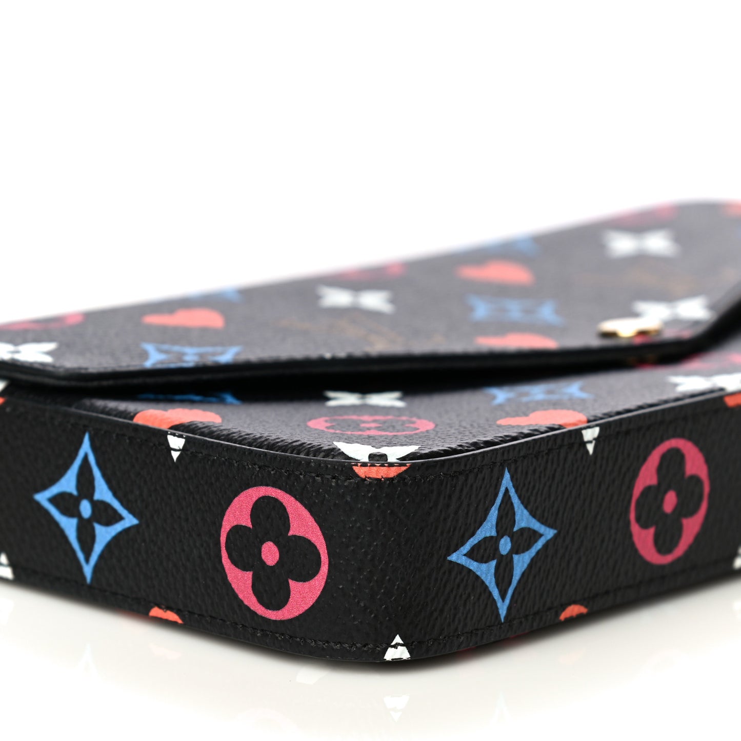 Game On Felicie Chain Wallet Black