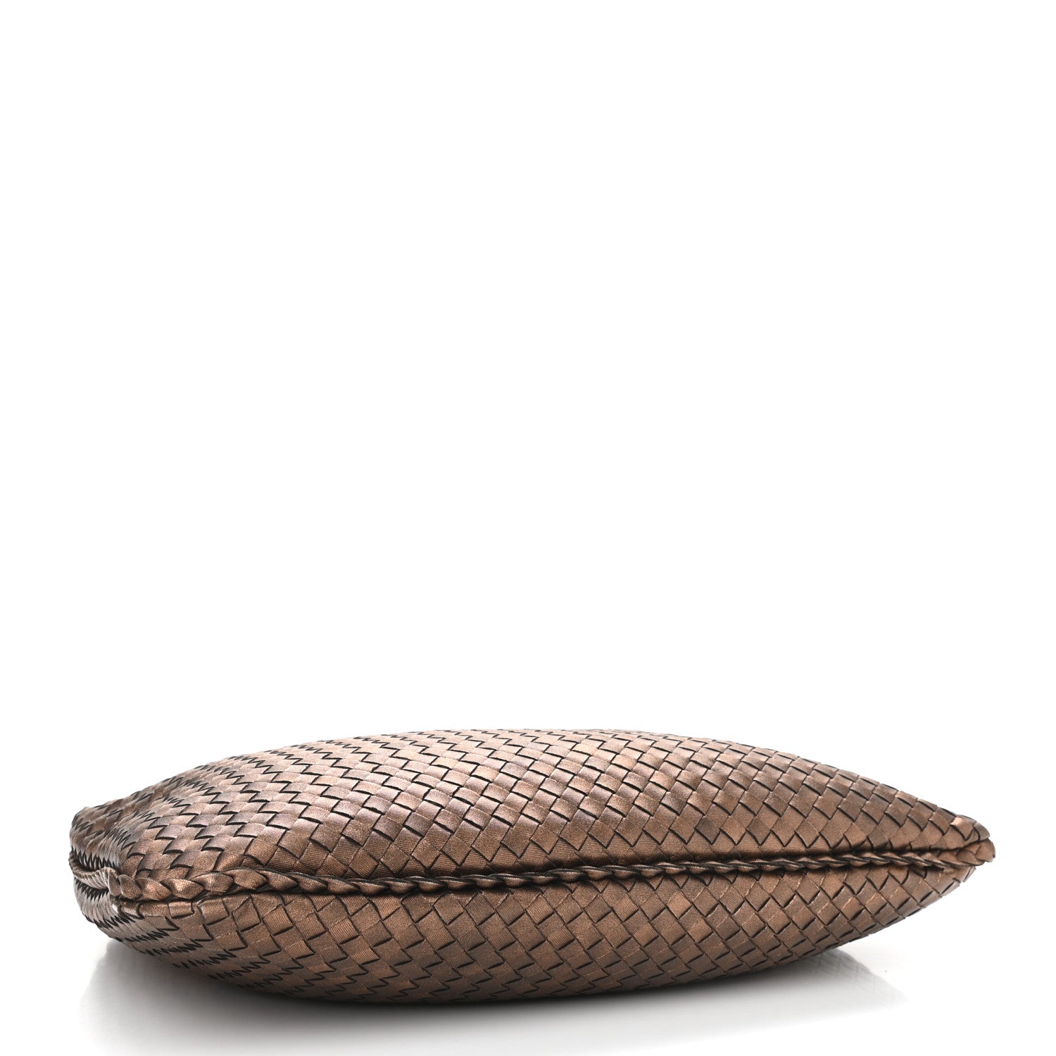 Bottega Veneta Metallic Nappa Intrecciato Large Veneta Hobo Copper 4 of 11
