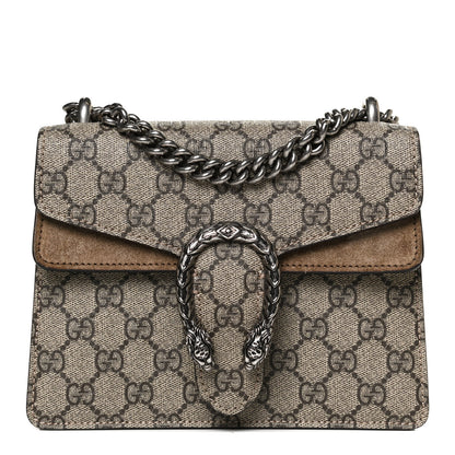 Gucci GG Supreme Monogram Mini Dionysus Shoulder Bag Taupe 1 of 14