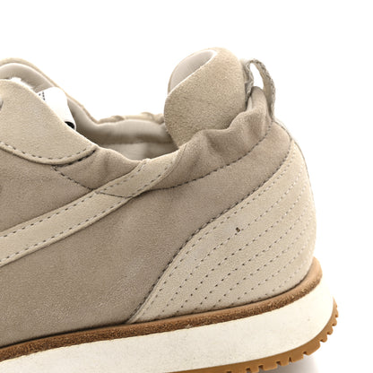 Hermes Suede Goatskin Jet Sneakers 37 Beige Esquisse Glaise 11 of 12