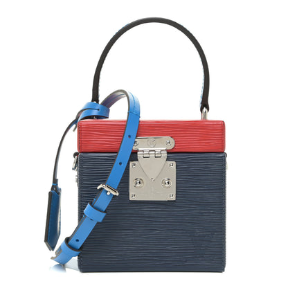 Louis Vuitton Epi Bleecker Box Indigo Coquelicot 1 of 11