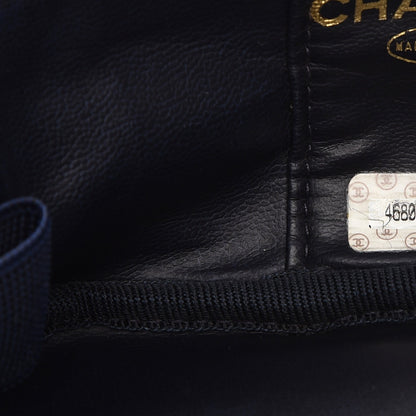 Chanel Denim Vanity Cosmetic Case Blue 6 of 8