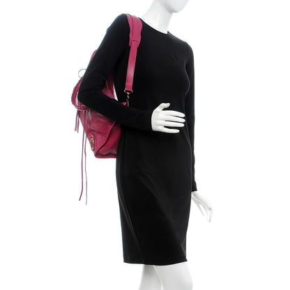 Balenciaga Agneau Classic Gold Hardware City Rose Dahlia 2 of 9