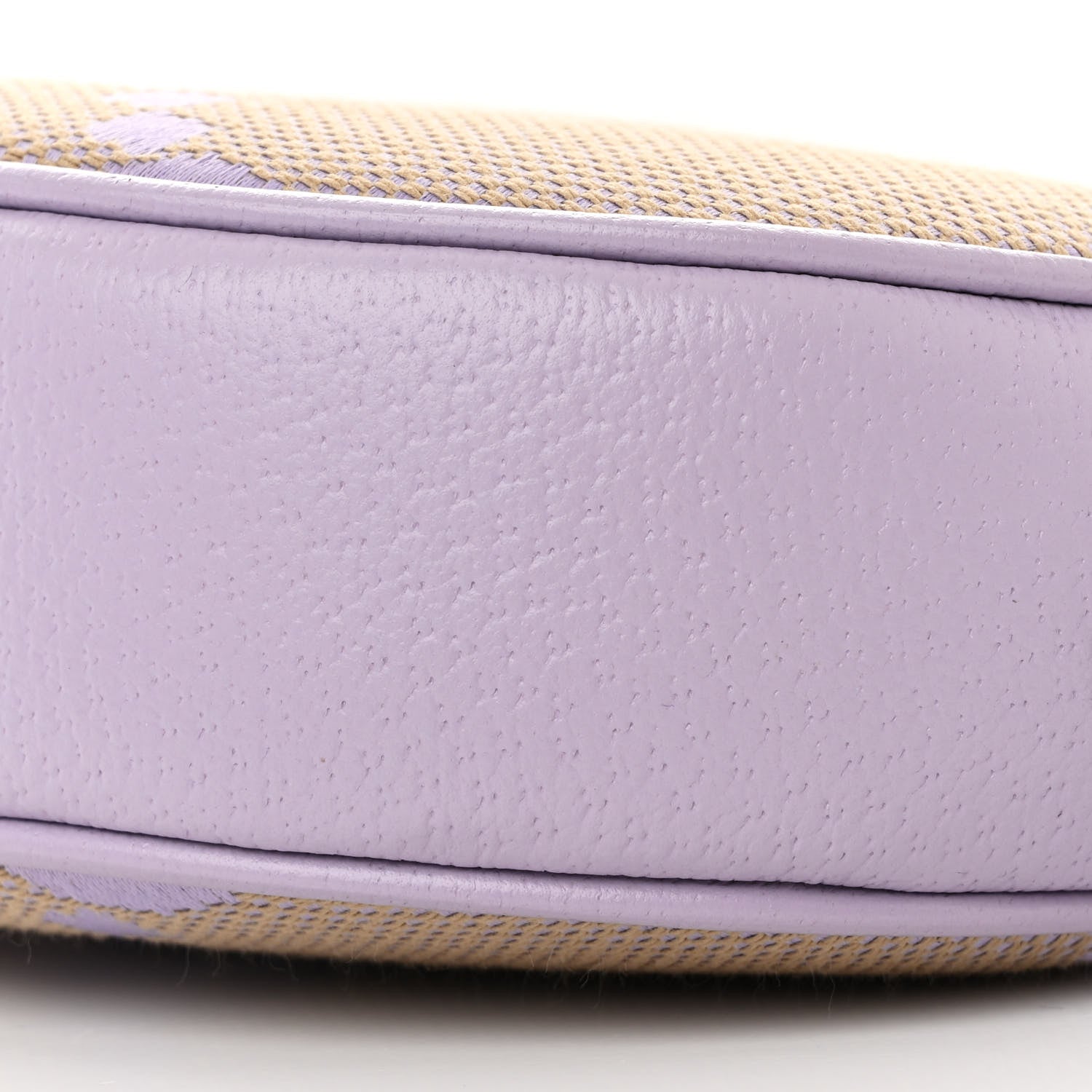 Gucci Monogram Jumbo GG Textured Dollar Calfskin Mini Ophidia Half Moon Hobo Beige Lapis 10 of 10