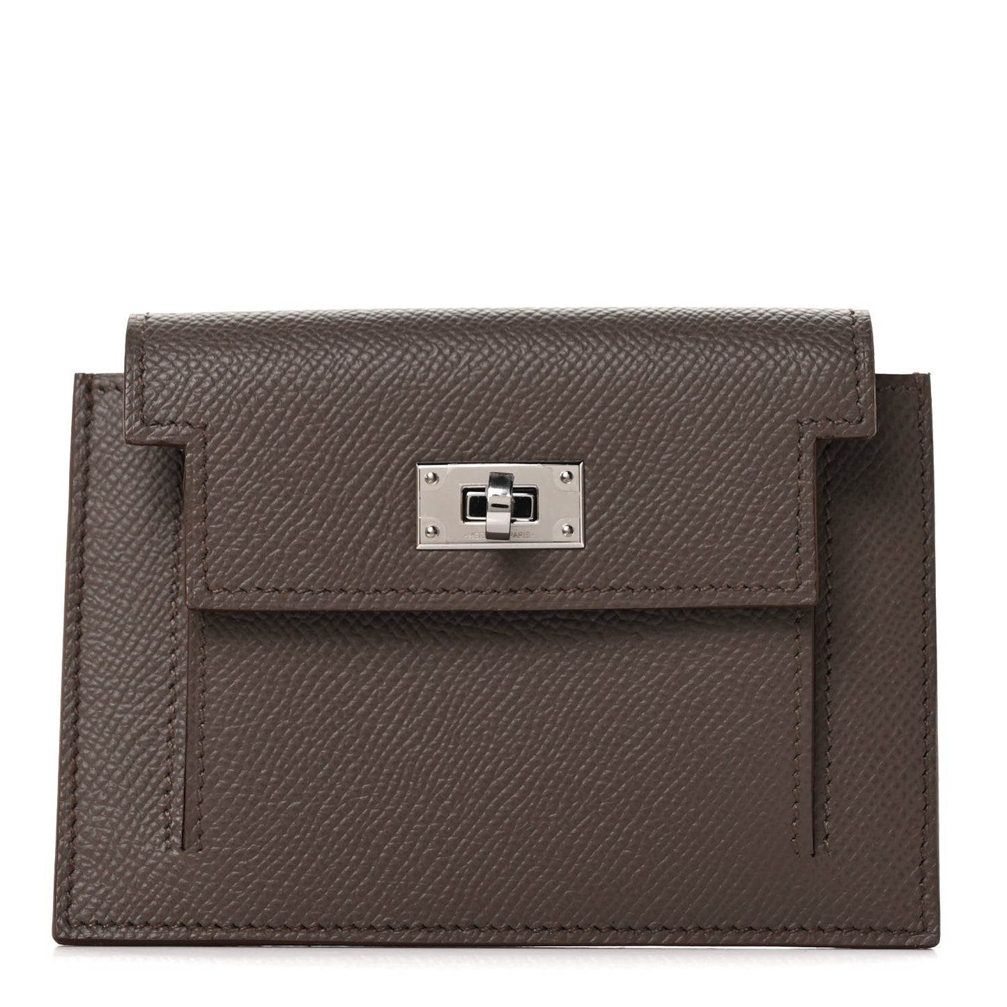 Epsom Kelly Pocket Compact Wallet Etain