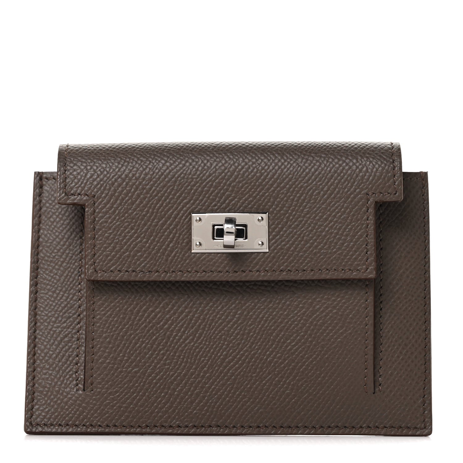 Hermes Epsom Kelly Pocket Compact Wallet Etain 1 of 18