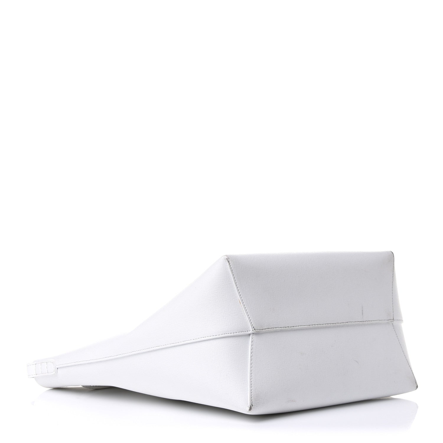 Mansur Gavriel Saffiano Mini Bucket Bag White Royal 3 of 10