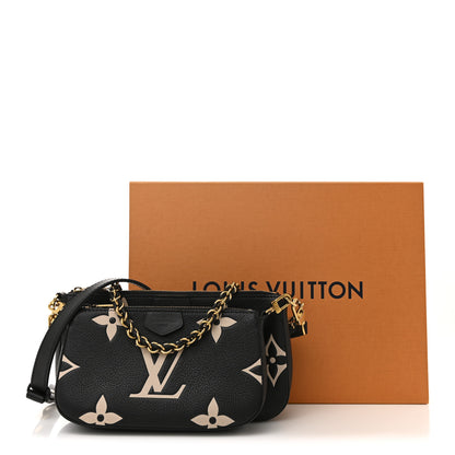 Louis Vuitton Empreinte Monogram Giant Multi Pochette Accessories Black Beige 15 of 15