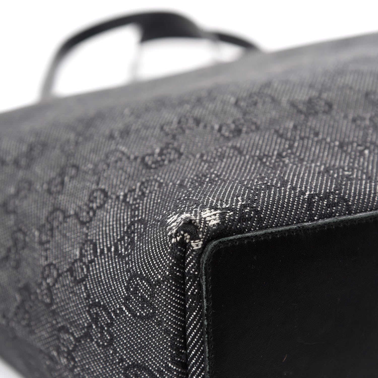 Gucci Monogram Bucket Tote Black 8 of 15