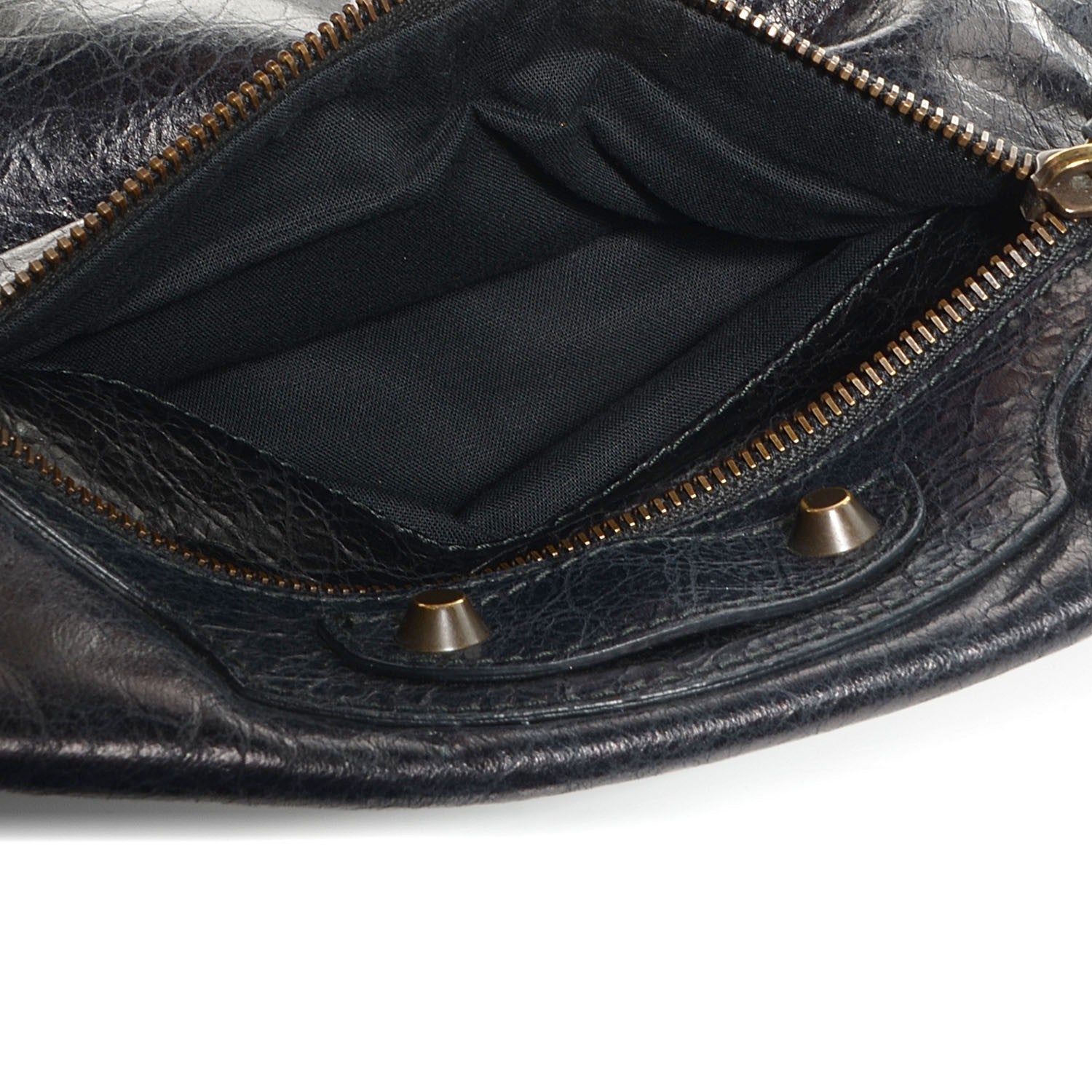 Balenciaga Agneau Classic Hardware Envelope Clutch Black 8 of 10