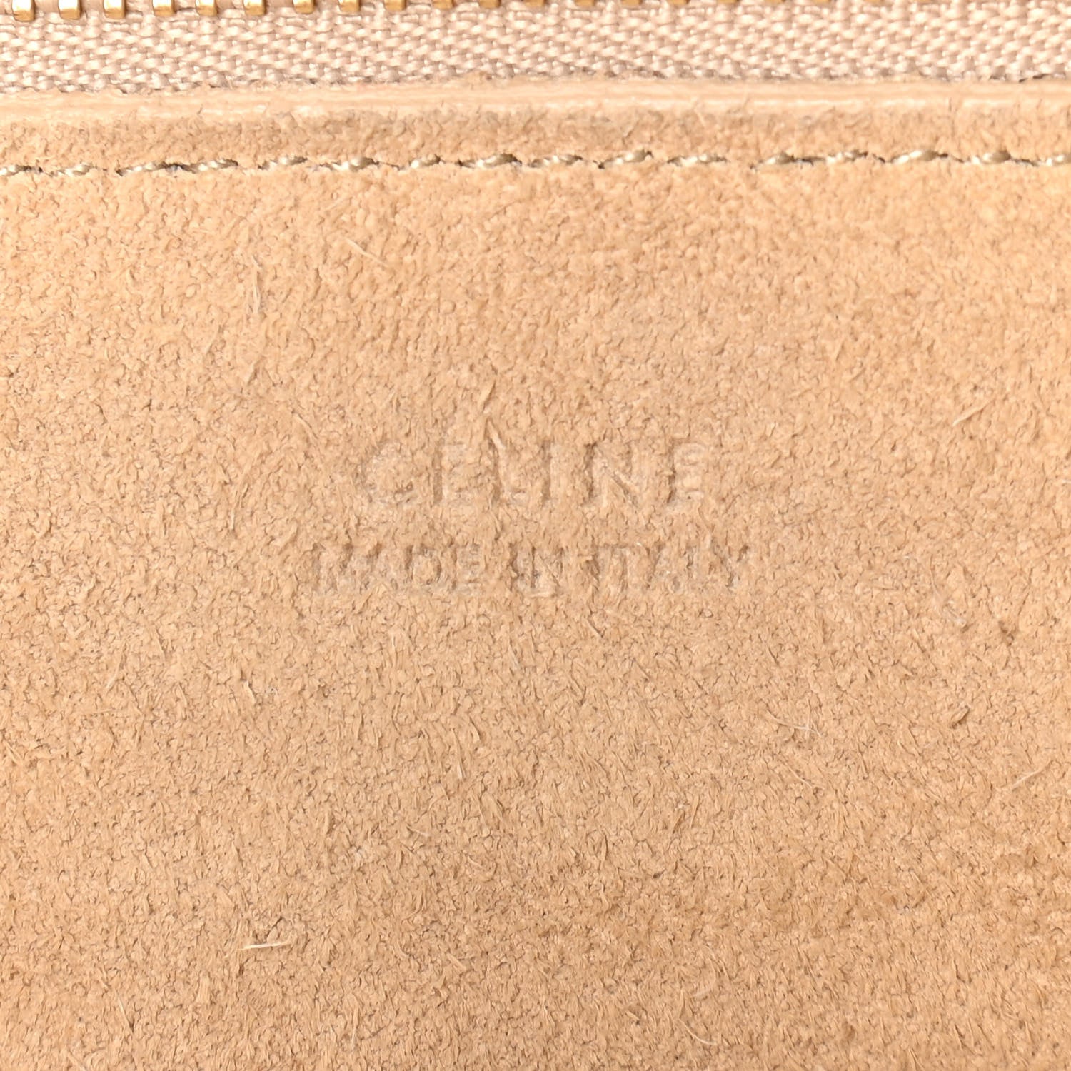 Celine Bullhide Calfskin Small Ring Bag Dune 6 of 8