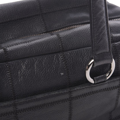 Chanel Caviar Square Stitched Tote Black 9 of 11