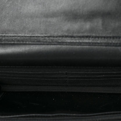 Chanel Goatskin Quilted Quilted Like A Wallet Wallet On Chain WOC Black 5 of 9