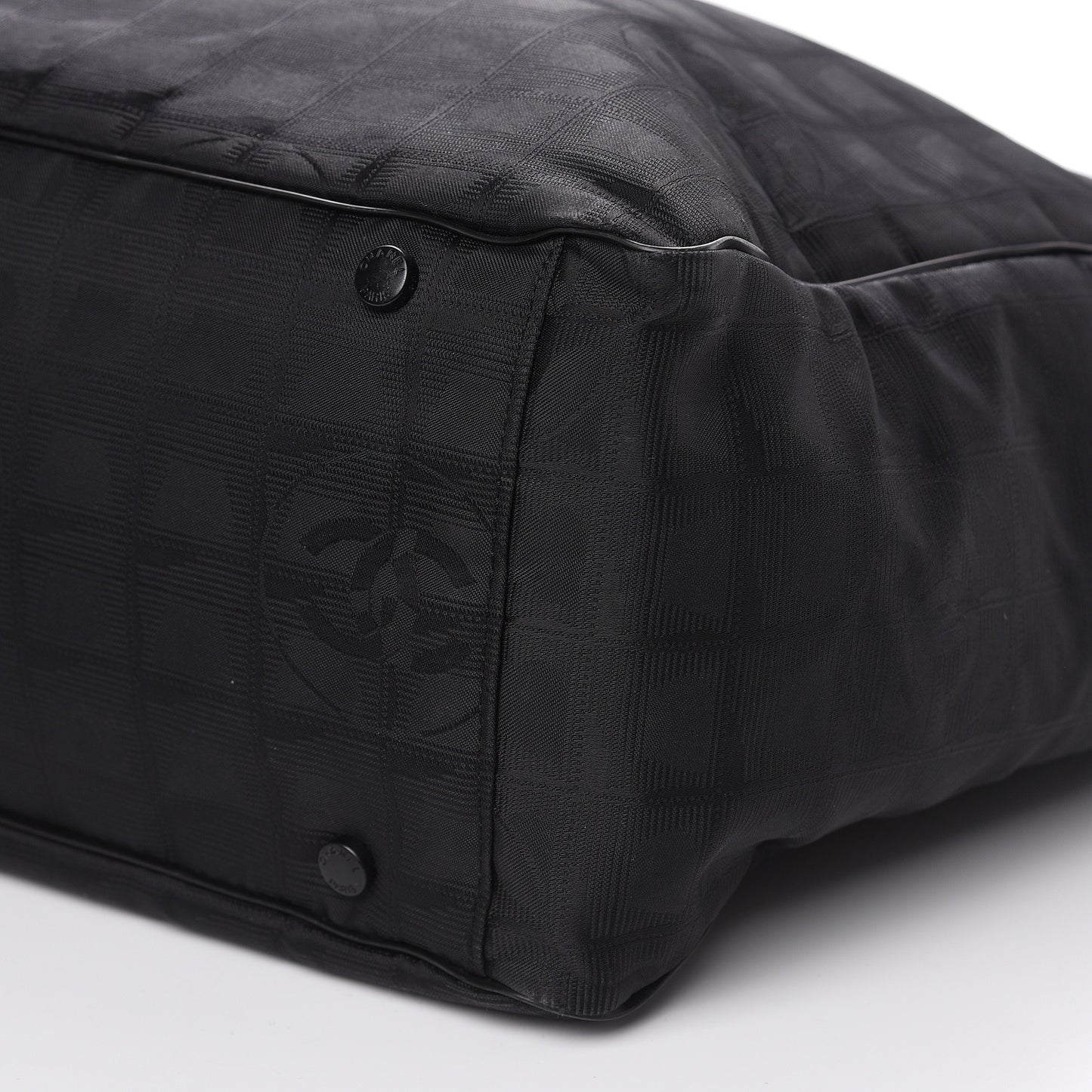 Nylon Travel Tote Black