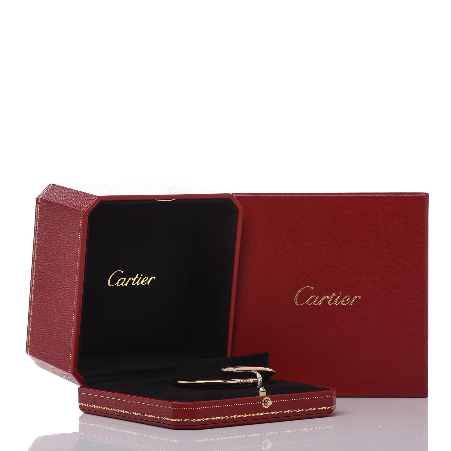 Cartier 18K Yellow Gold Diamond Juste Un Clou Bracelet 17 5 of 5