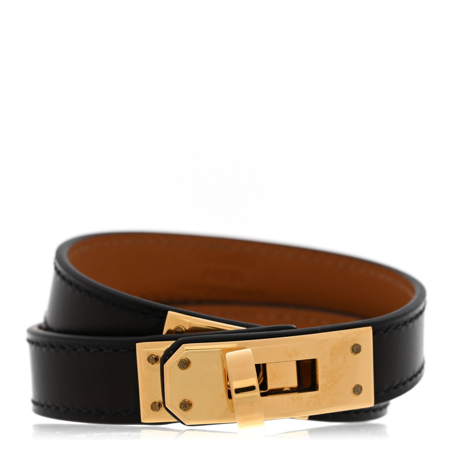 Box Kelly Double Tour Bracelet S Black