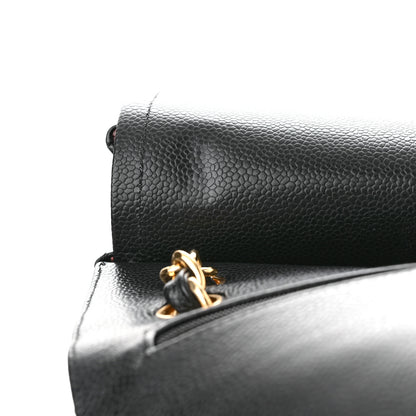 Chanel Caviar Quilted Jumbo Double Flap Black 11 of 11