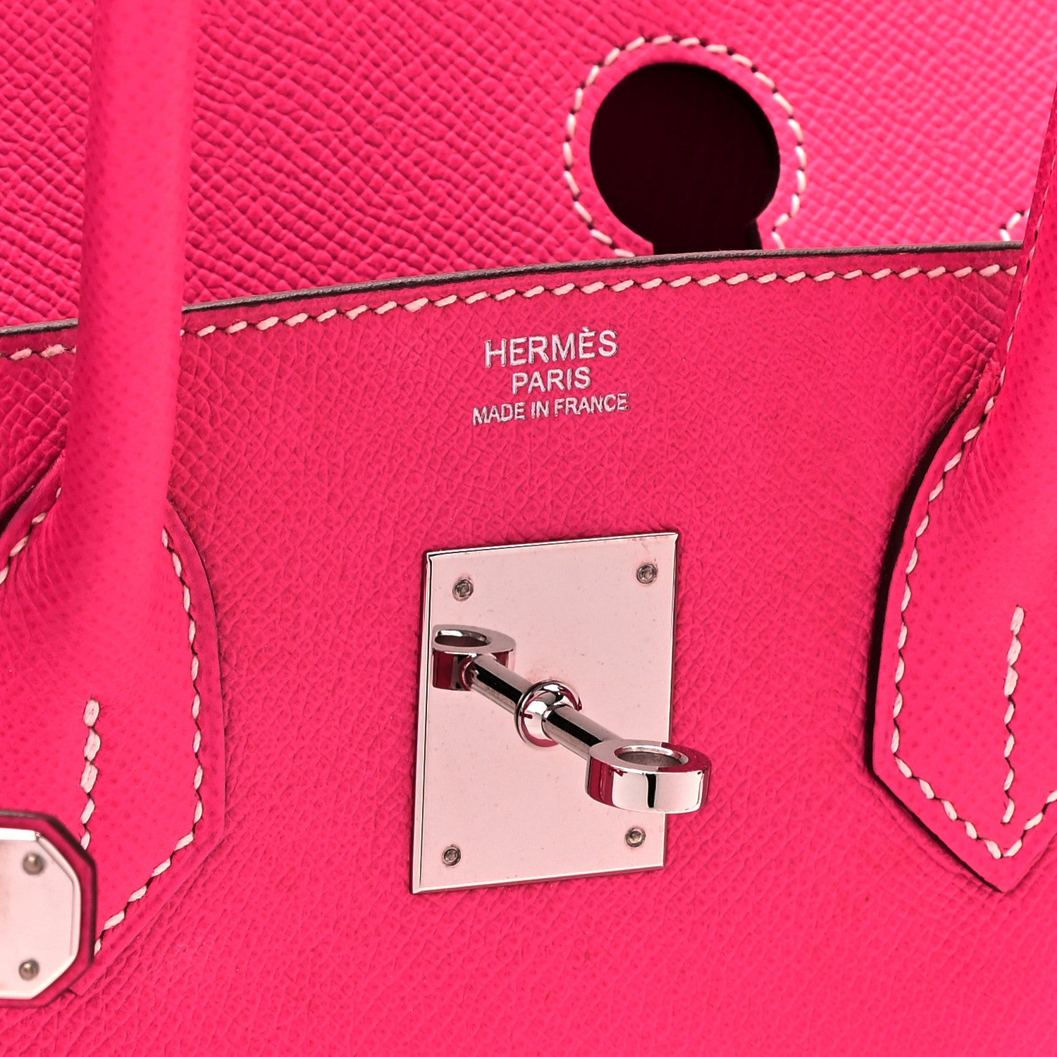 Hermes Epsom Birkin 30 Rose Tyrien 7 of 10