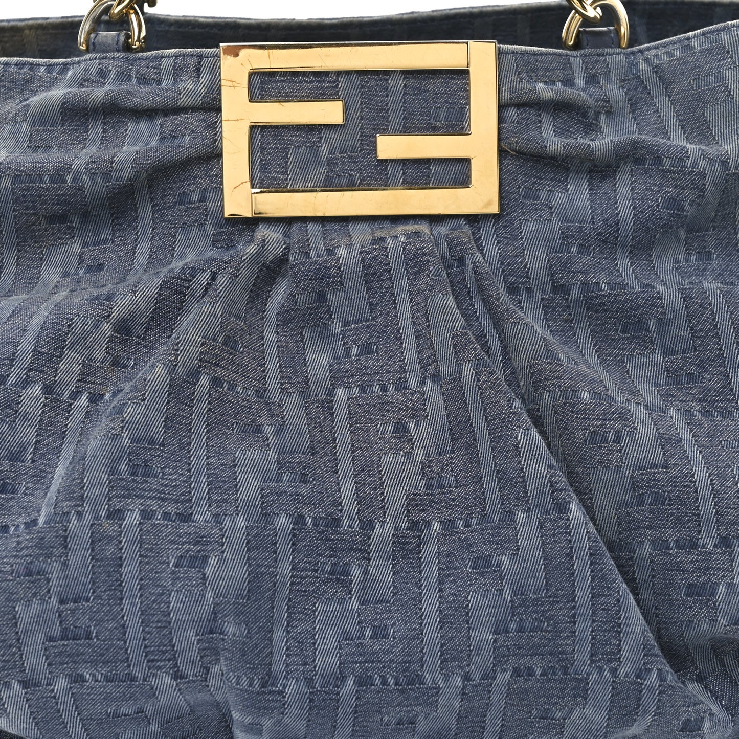 Denim Zucca Mia Tote Blue