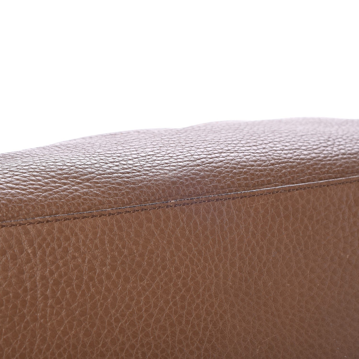 Gucci Pebbled Calfskin Medium Soho Chain Shoulder Bag Maple Brown 12 of 14