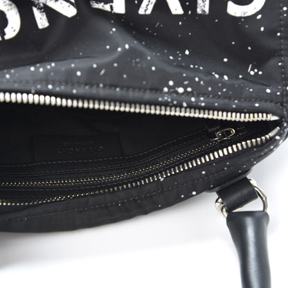 Givenchy Nylon Stencil Small Pandora Black White 4 of 9