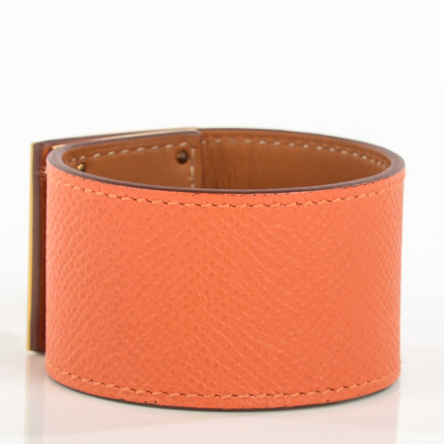 Epsom Kelly Dog Bracelet Orange