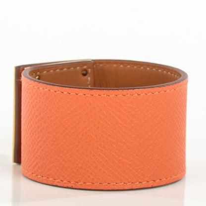 Hermes Epsom Kelly Dog Bracelet Orange 3 of 7