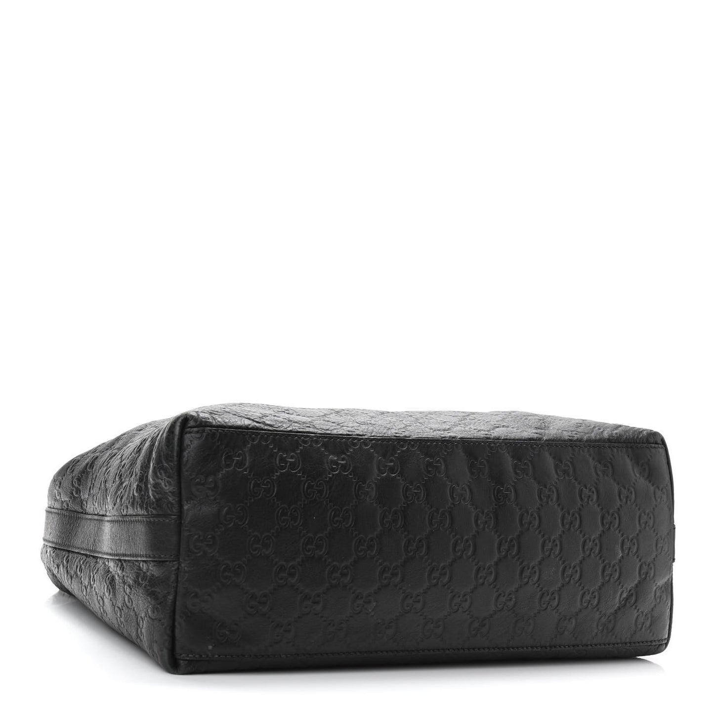 Guccissima Large Hobo Black