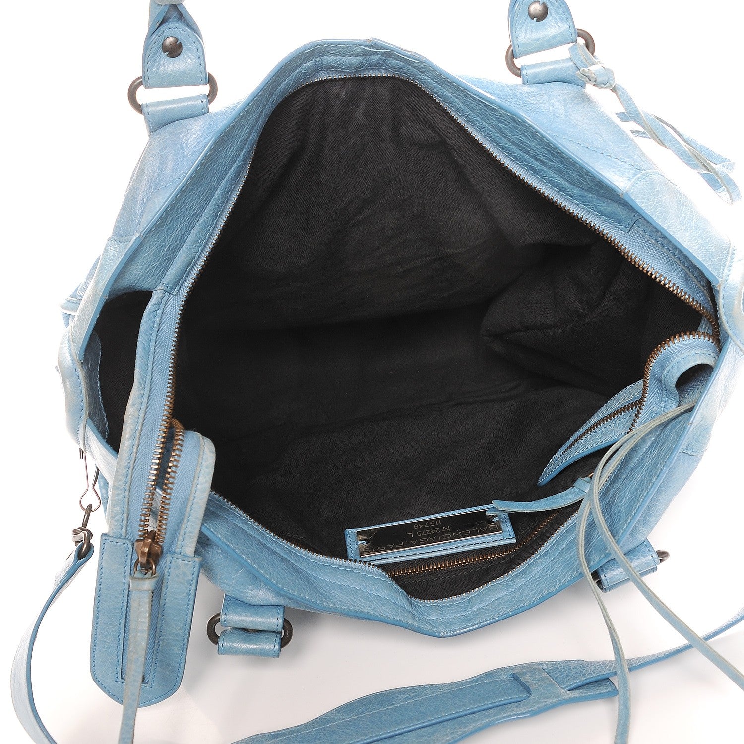 Balenciaga Agneau Classic Hardware City Bleu Indigo 6 of 15