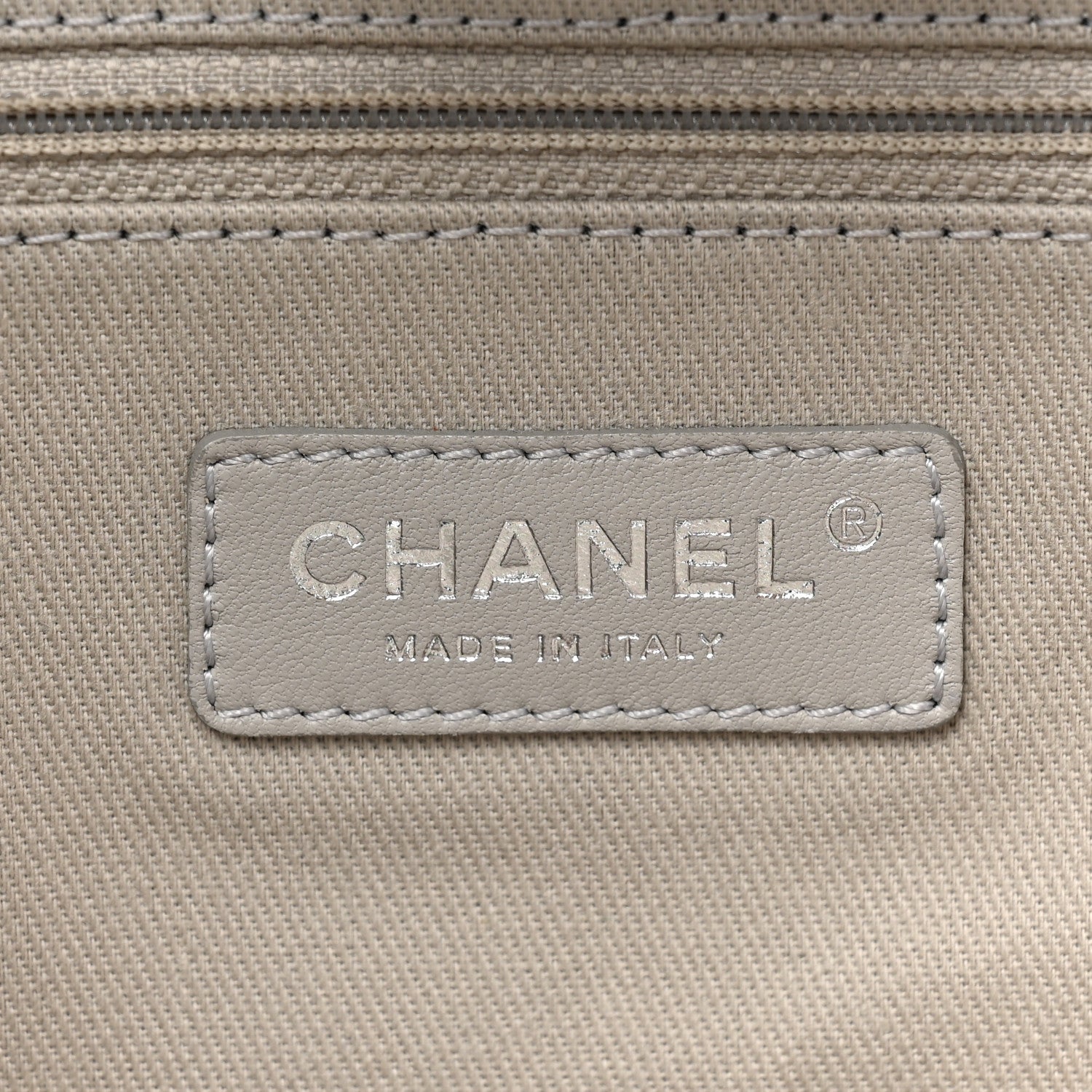 Chanel Glazed Calfskin Medium Deauville Tote Black 6 of 14