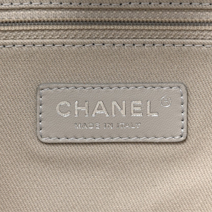 Chanel Glazed Calfskin Medium Deauville Tote Black 6 of 14