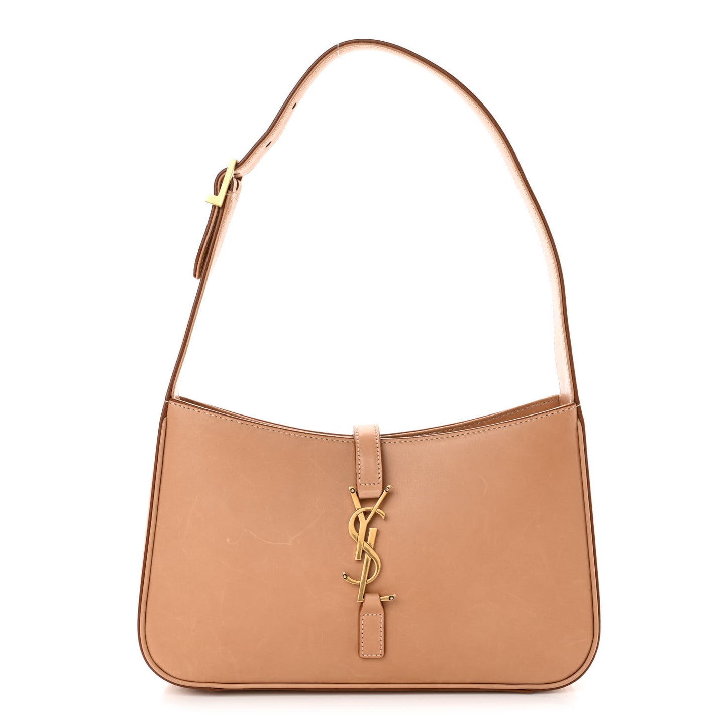 Smooth Calfskin Le 5 A 7 Hobo Brown