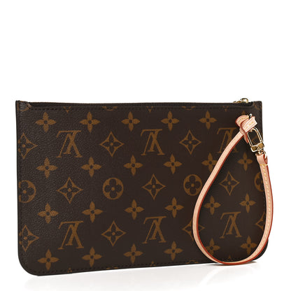 Louis Vuitton Monogram Neverfull MM GM Pochette 3 of 10