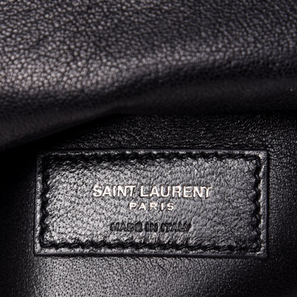Saint Laurent Canvas Matelasse Chevron American Flag Monogram Medium College Bag Red Blue 7 of 11