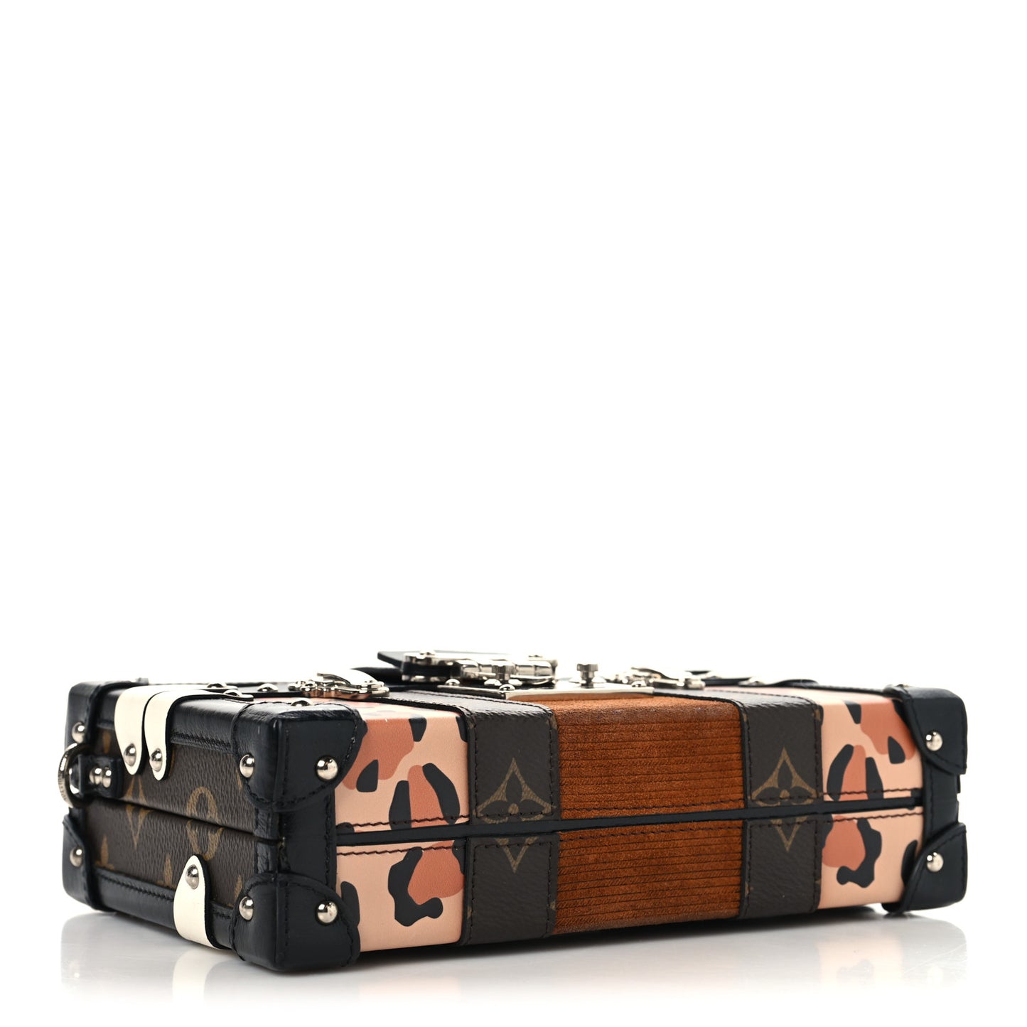 Monogram Leopard Corduroy Petite Malle