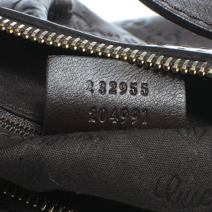 Gucci Guccissima Medium Sukey Hobo Dark Brown 7 of 7