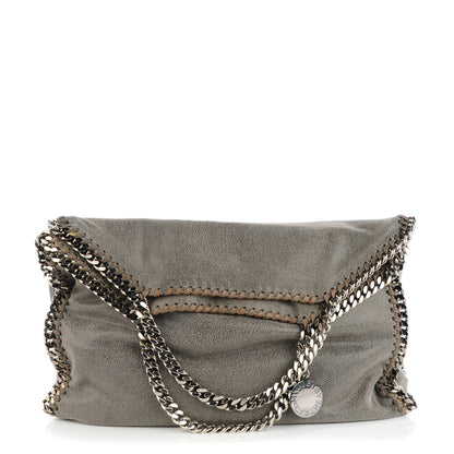 Stella McCartney Shaggy Deer Falabella Fold Over Tote Grey 1 of 8