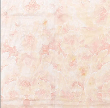 Alexander McQueen Silk Chiffon Floral Scarf Pink Multicolor 5 of 6