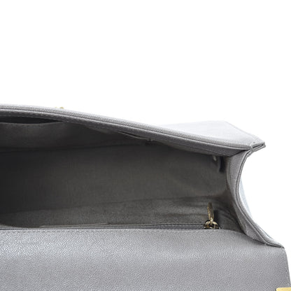 Chanel Caviar Quilted New Medium Boy Flap Grey 4 of 9